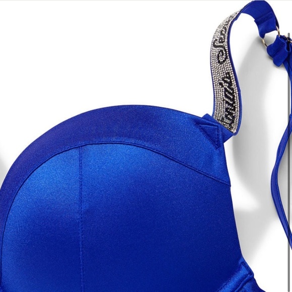 2 Pc Set 32C +Small Victoria's Secret Swim Shine Strap Sexy Tee Bikini + Bottoms - Picture 9 of 12